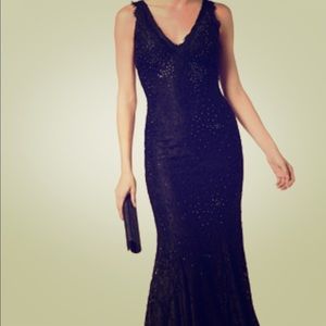 Mermaid style lace formal